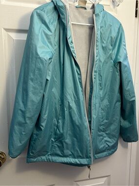 ZeroXposur Teal Hooded Lightweight Jacket